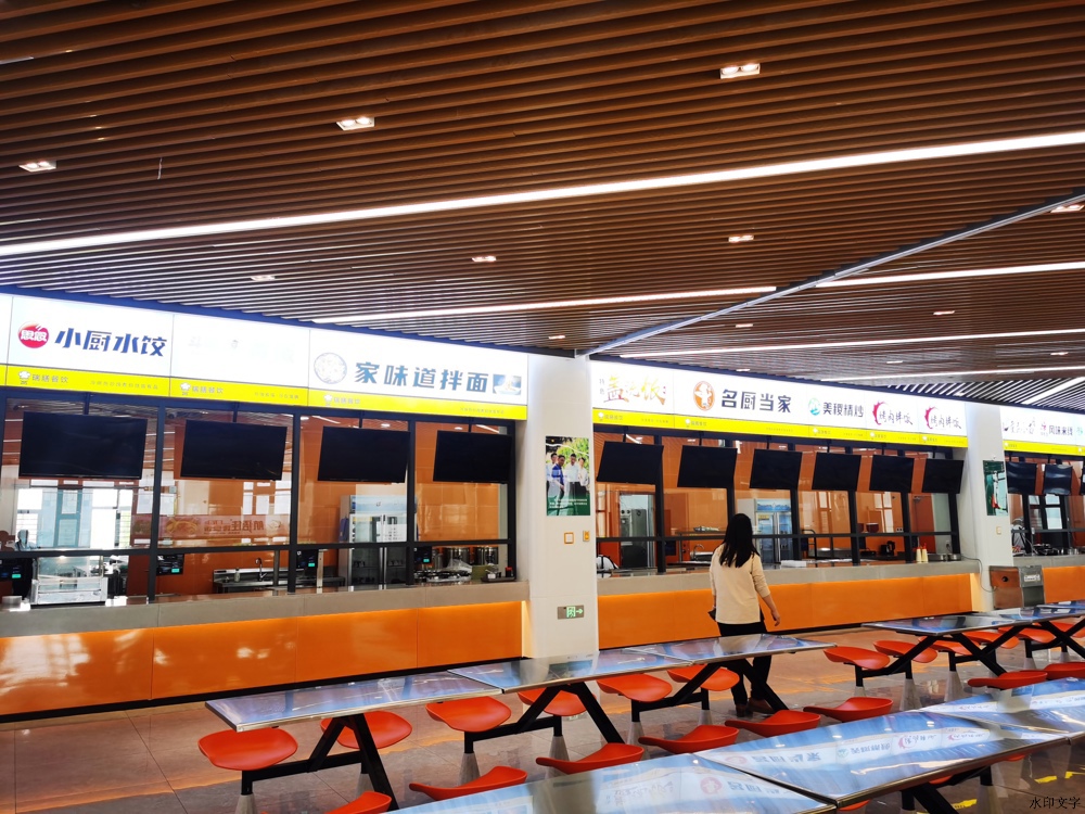 参观食堂