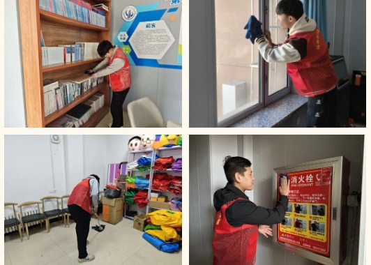 学雷锋主题活动 | 2026年威廉希尔中文官方网站“学雷锋志愿服务月”从美化校园环境开始！